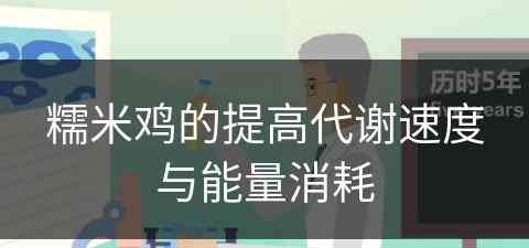 糯米鸡的提高代谢速度与能量消耗